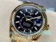 NOOB Factory Replica Rolex Sky-Dweller Black Dial Yellow Gold Fluted Bezel Watch (3)_th.jpg